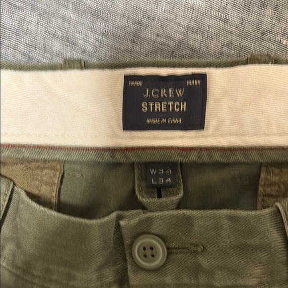 J. Crew Men's Stretch Slim Chinos - Picture 2 of 6